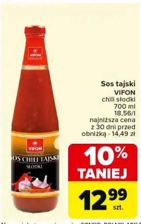 Carrefour Sos tajski chili słodki Vifon oferta