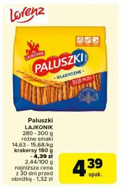 Carrefour Krakersy super Lajkonik oferta