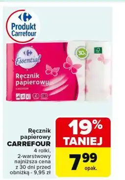 Carrefour Ręcznik papierowy Carrefour Essential oferta