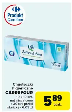 Carrefour Chusteczki higieniczne Carrefour oferta