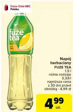 Carrefour Napój green ice tea citrus Fuzetea oferta