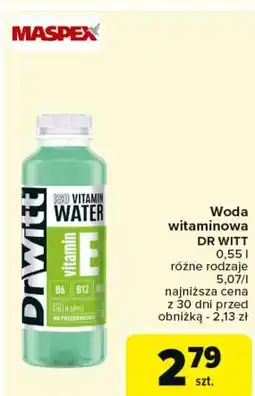 Carrefour Napój o smaku kaktusa Dr Witt Vitamin Water oferta