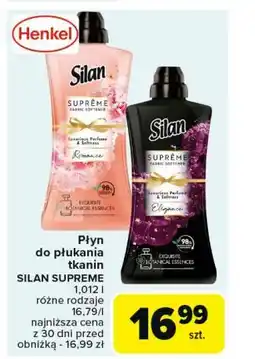 Carrefour Płyn do płukania elegance Silan Supreme oferta