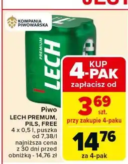 Carrefour Piwo Lech Premium oferta