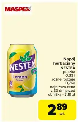 Carrefour Napój lemon Nestea oferta