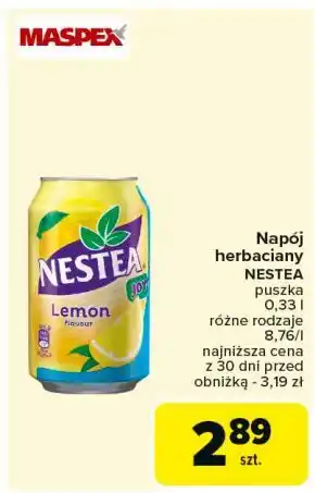 Carrefour Napój lemon Nestea oferta