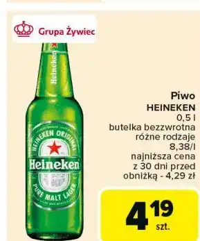 Carrefour Piwo Heineken oferta