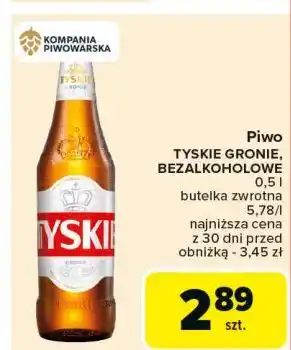 Carrefour Piwo Tyskie Gronie oferta