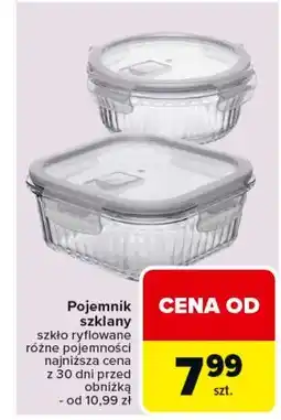 Carrefour Pojemnik szklany oferta