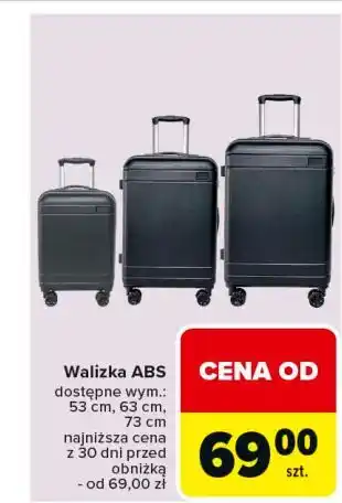 Carrefour Walizka abs 73 cm oferta