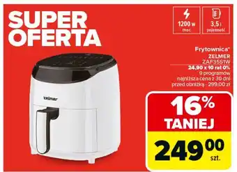 Carrefour Frytkownica zaf3551w Zelmer oferta