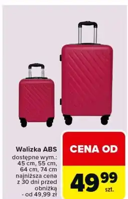 Carrefour Walizka abs 74 cm oferta