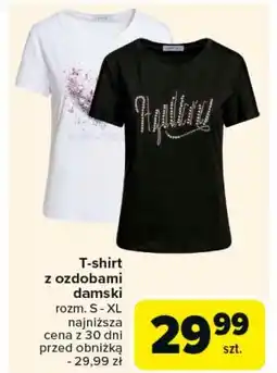 Carrefour T-shirt damski rozm. s-xl oferta