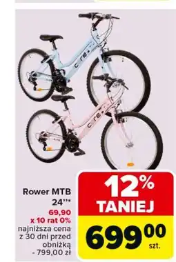 Carrefour Rower 24 Mtb oferta