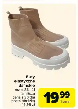 Carrefour Buty damskie elastyczne 36-41 oferta