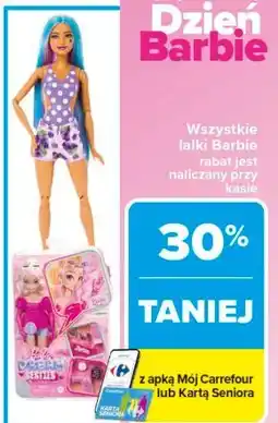 Carrefour Lalka barbie Mattel oferta