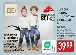 ALDI Jeansy dziecięce Lily & Dan oferta
