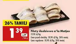 Biedronka Filety śledziowe a'la matjas oferta