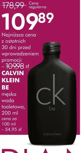 SuperPharm Woda toaletowa Calvin Klein oferta