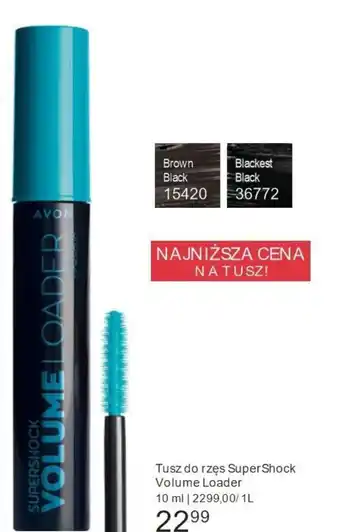 Avon Tusz do rzęs Black oferta