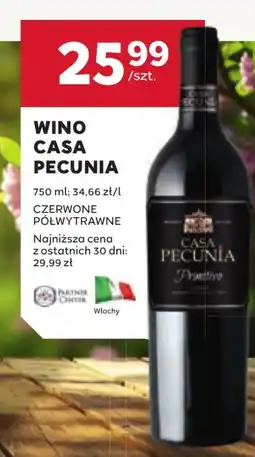 Stokrotka Wino półwytrawne Casa Pecunia oferta