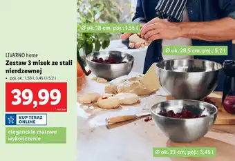 Lidl Zestaw misek Livarno oferta