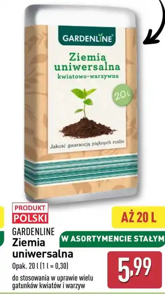 ALDI Ziemia uniwersalna Gardenline oferta