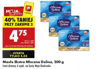 Biedronka Masło Mleczna Dolina oferta