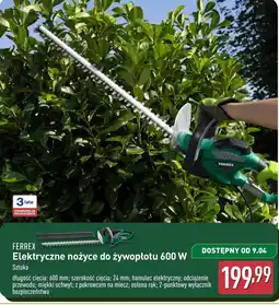 ALDI Elektryczne nożyce Ferrex oferta