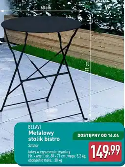 ALDI Stolik Belavi oferta