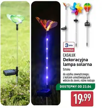 ALDI Lampa solarna Casalux oferta