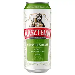 Biedronka Kasztelan Piwo jasne niepasteryzowane 500 ml oferta