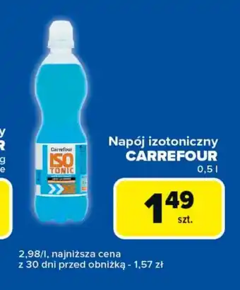 Carrefour Express Napój izotoniczny Carrefour oferta