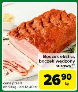 Carrefour Express Boczek surowy oferta