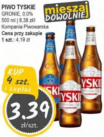 Słoneczko Piwo tyskie gronie, 0.0% kompania piwowarska oferta