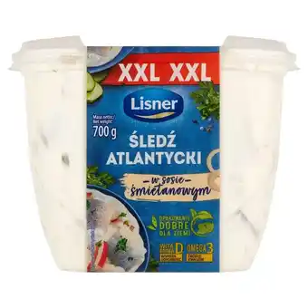 Netto Lisner XXL Śledź atlantycki w sosie śmietanowym 700 g oferta