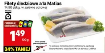 Delikatesy Centrum Filety śledziowe a'la Matias oferta