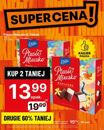 Delikatesy Centrum Ptasie Mleczko E. Wedel oferta