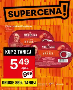 Delikatesy Centrum Filety z makreli King Oscar oferta