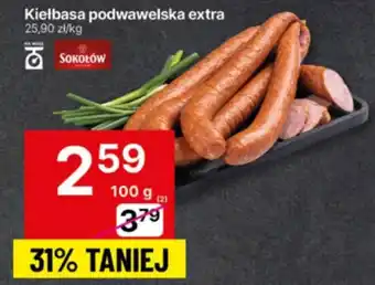 Delikatesy Centrum Kiełbasa podwawelska extra oferta