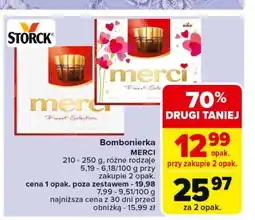 Carrefour Market Bombonierka serce różowe Storck merci oferta