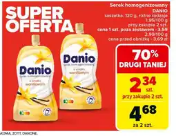 Carrefour Market Serek wanilia saszetka Danone danio oferta