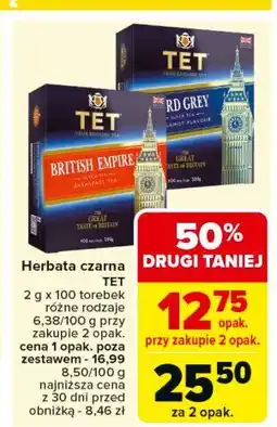 Carrefour Market Herbata Tet lord grey oferta