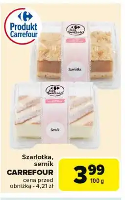 Carrefour Market Szarlotka Carrefour targ świeżości oferta