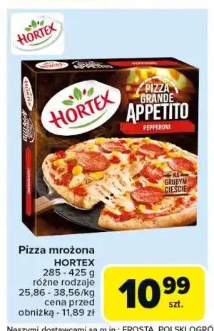 Carrefour Market Pizza grande appetito pepperoni Hortex oferta