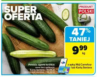 Carrefour Ogórki krótkie polska oferta