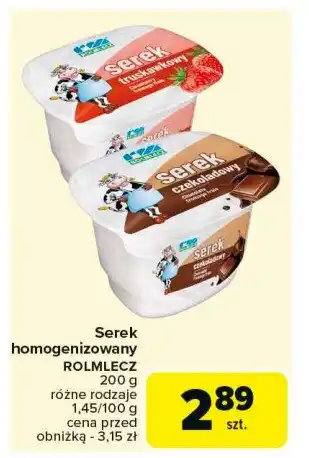 Carrefour Market Serek homogenizowany czekoladowy Rolmlecz oferta