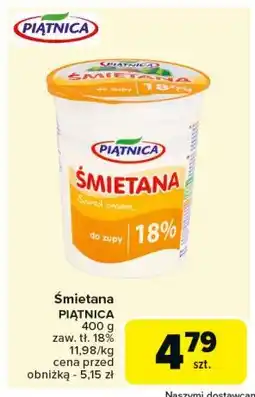 Carrefour Market Śmietana 18% Piątnica oferta