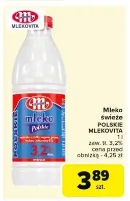 Carrefour Market Mleko polskie 3.2% Mlekovita oferta