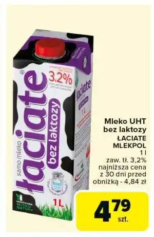 Carrefour Market Mleko bez laktozy 3.2% Łaciate oferta